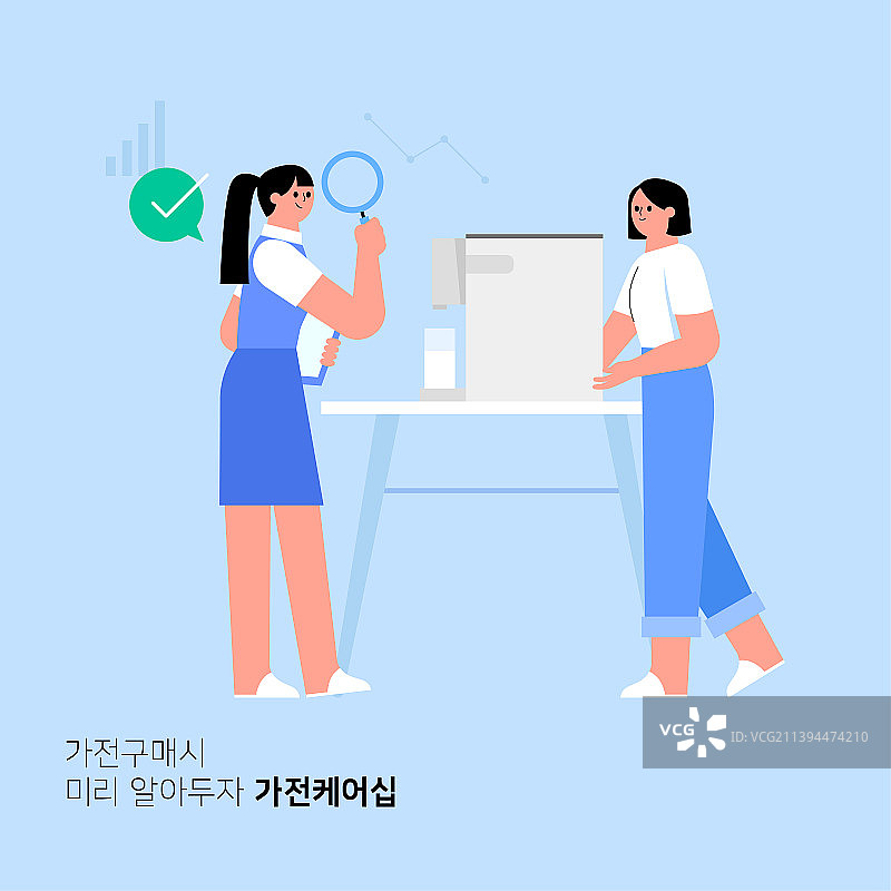 家电保养服务人物 净水器图片素材