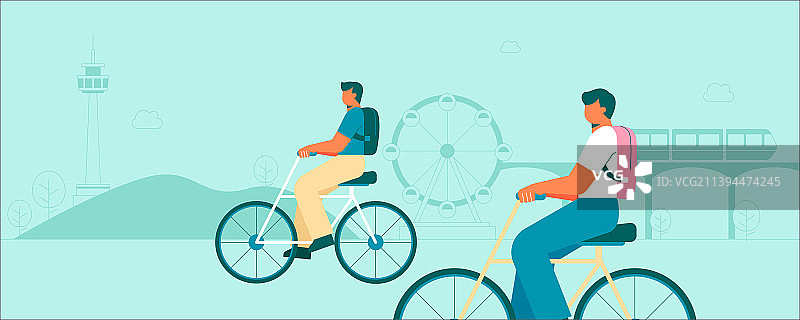 生态旅行：负责任的骑行图片素材