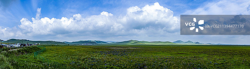 乌兰布统百草敖包全图图片素材