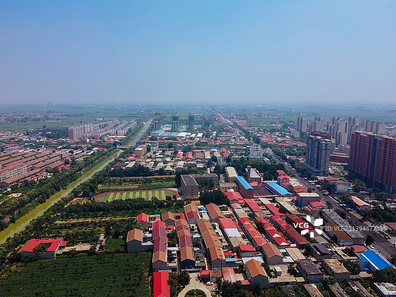 柏乡县 建设路 人民医院 汉牡丹广场 民心公园 航拍图片素材