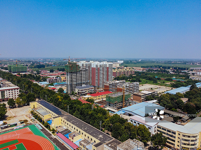 元氏县 职教中心 常山广场 常山路 北国商城 聚元商城图片素材