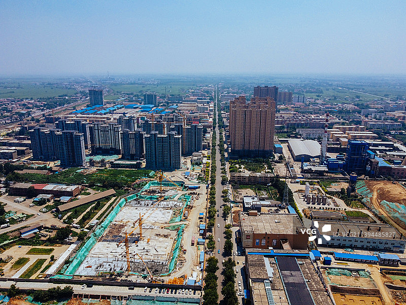 元氏县 职教中心 常山广场 常山路 北国商城 聚元商城图片素材