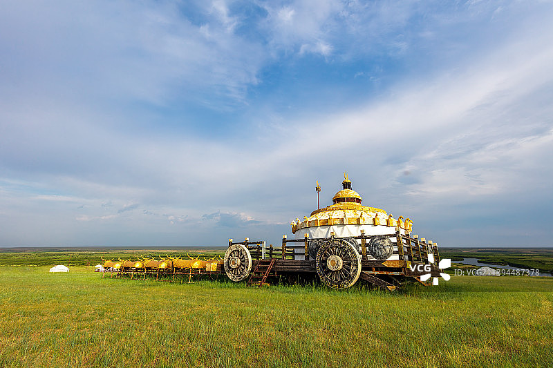 内蒙呼伦贝尔草原风光图片素材