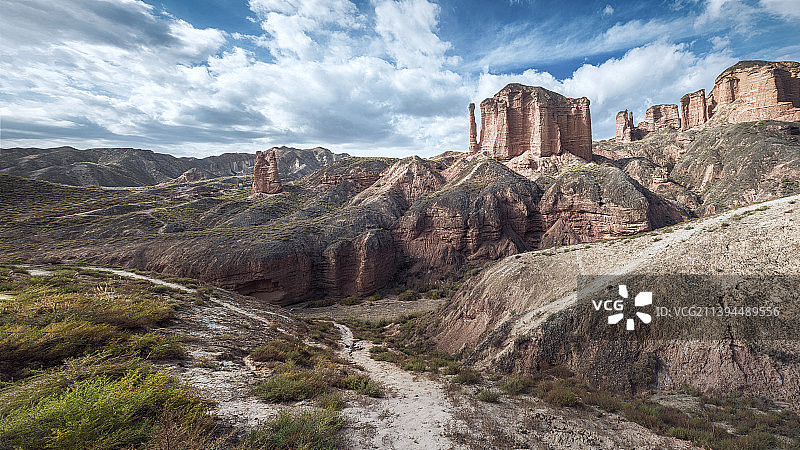 卢浮宫_冰沟丹霞图片素材
