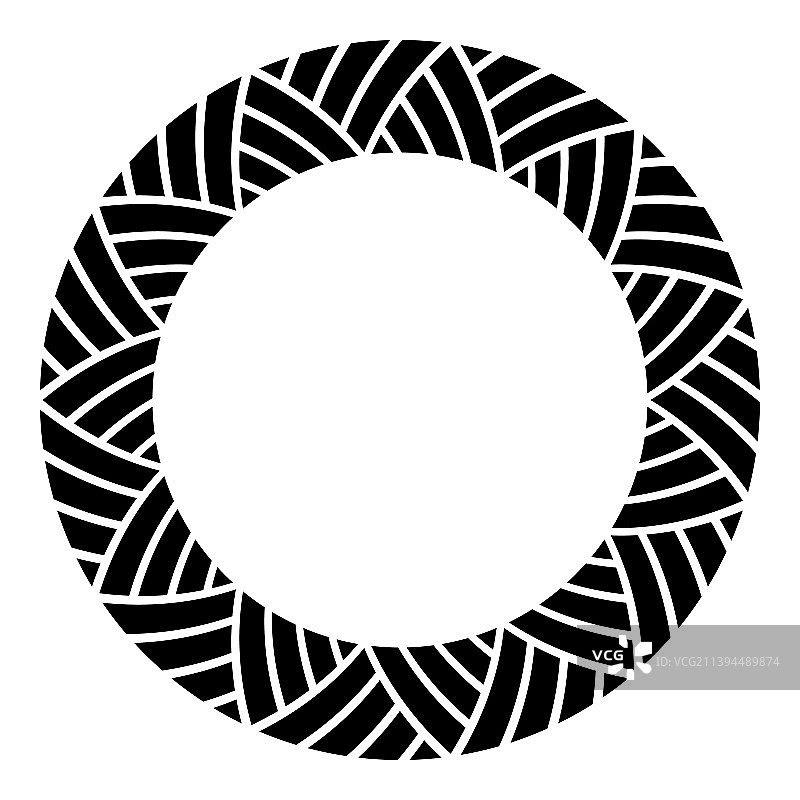 抽象圆形回旋几何图案图片素材