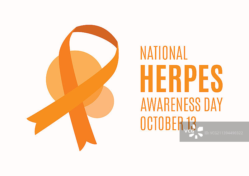 国家疱疹意识日图片素材