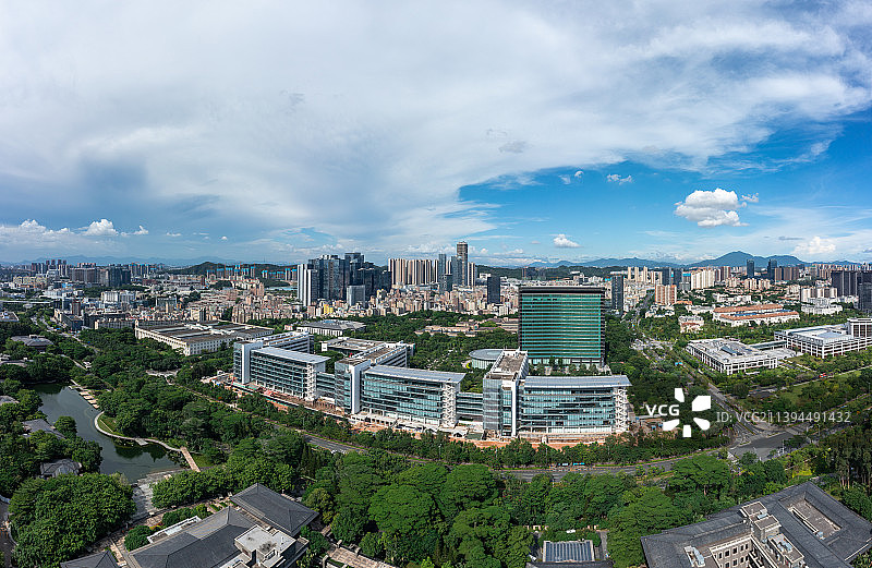 深圳华为坂田基地全景航拍图片素材