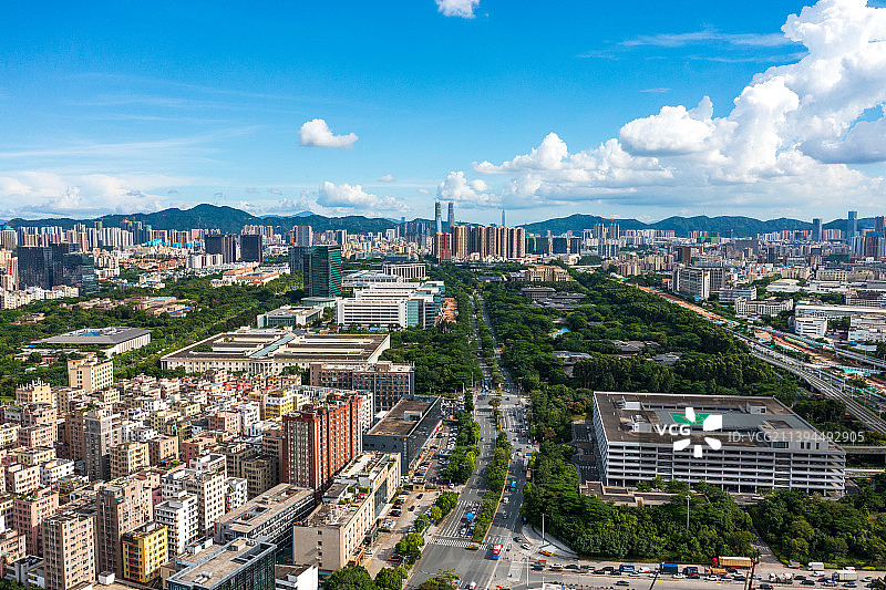 深圳华为坂田基地航拍图片素材