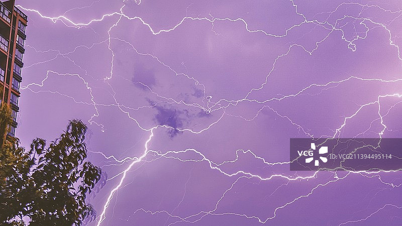 惊雷紫电图片素材