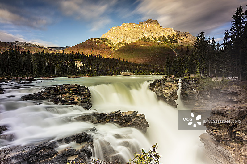 洛基山的黄昏图片素材