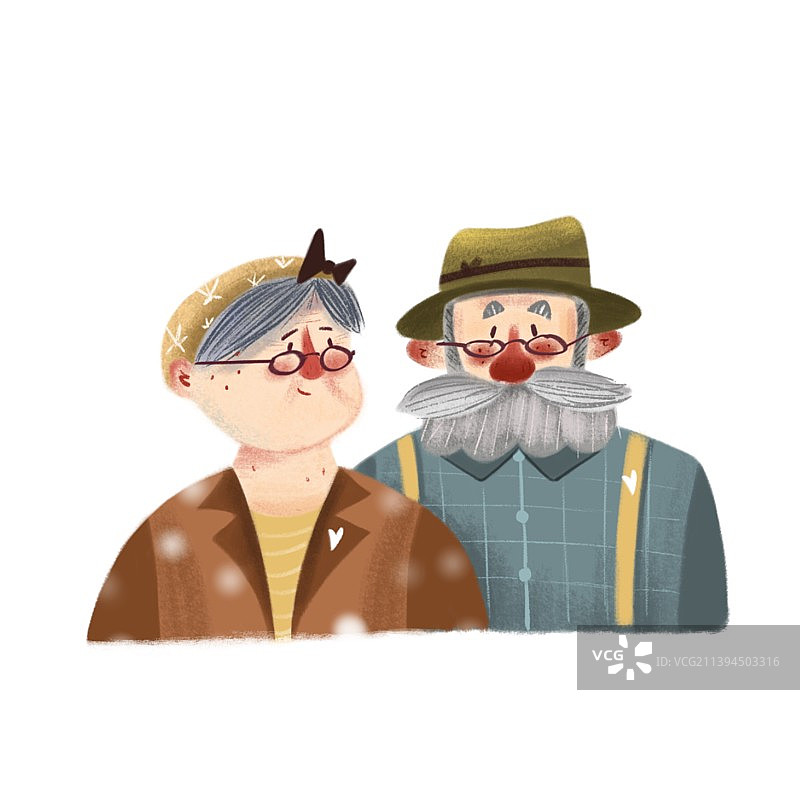 老夫妇图片素材