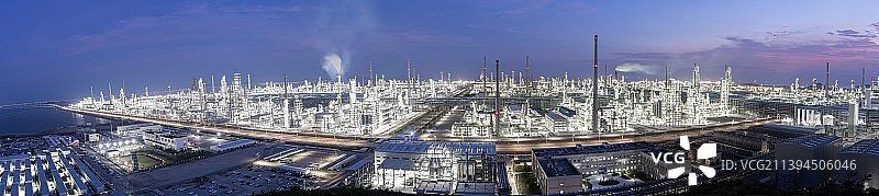 鱼山岛夜景全景图图片素材