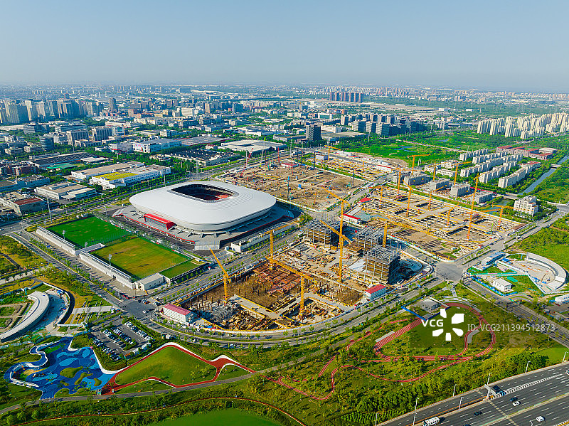 上海上汽浦东足球场图片素材