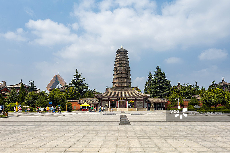 宝鸡风光-法门寺图片素材