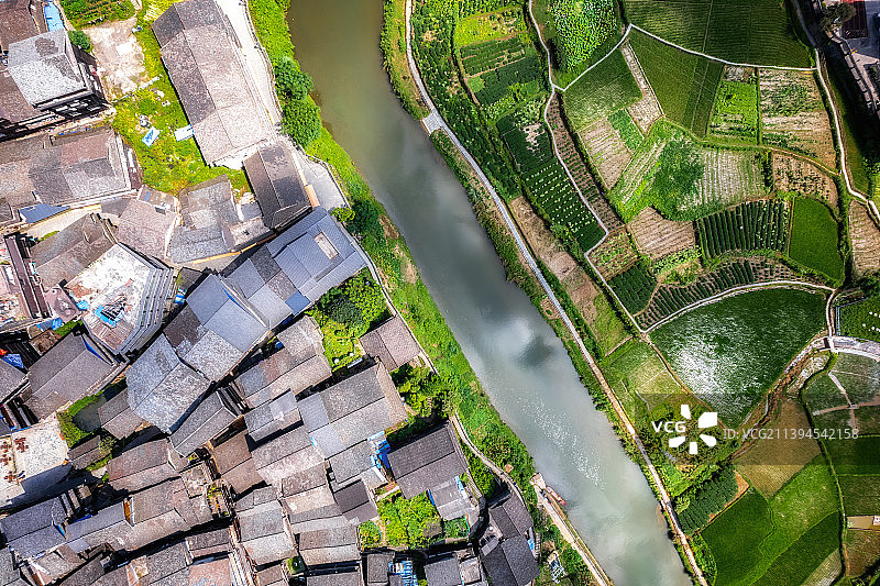 航拍广西柳州三江风光图片素材