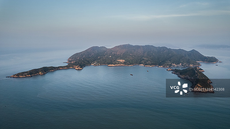 航拍福鼎嵛山岛日出美景图片素材