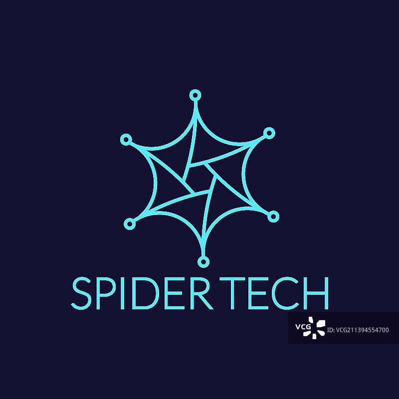 蜘蛛网科技Logo设计图片素材
