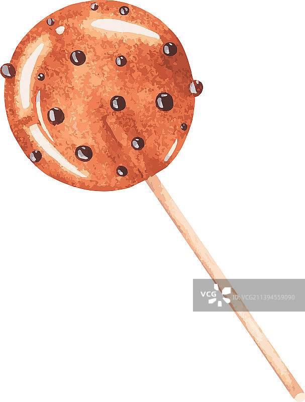 焦糖棒棒糖图片素材