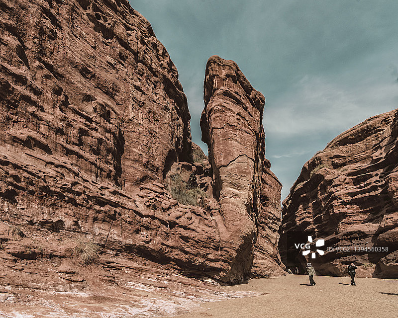 峡谷一角（摄于温宿大峡谷）图片素材