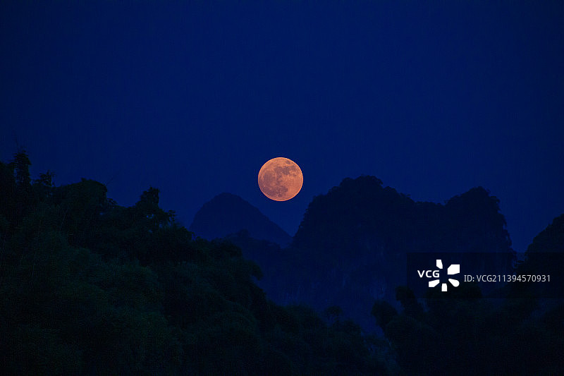 超级满月图片素材