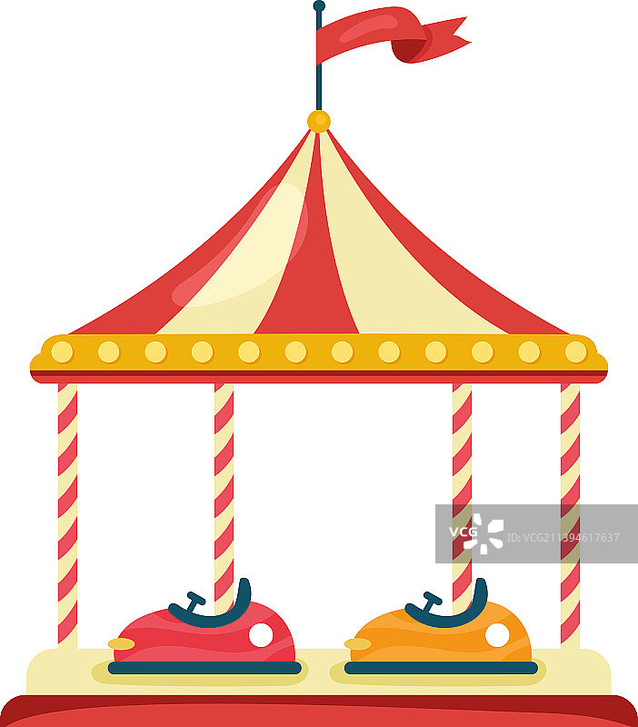 碰碰车游乐园图片素材