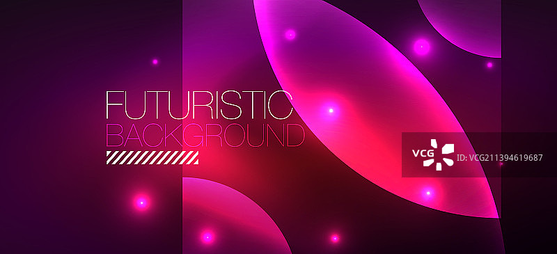 抽象的背景与霓虹灯发光图片素材