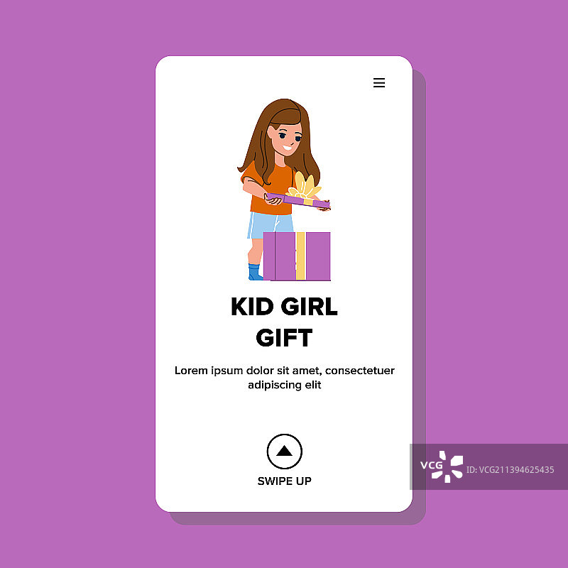 圣诞节假日女孩打开礼物盒图片素材