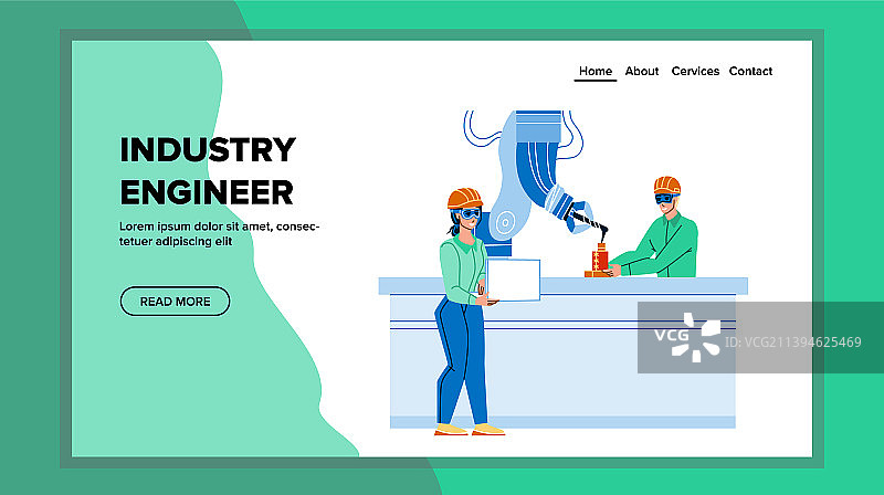 工程师使用工厂工具工作图片素材