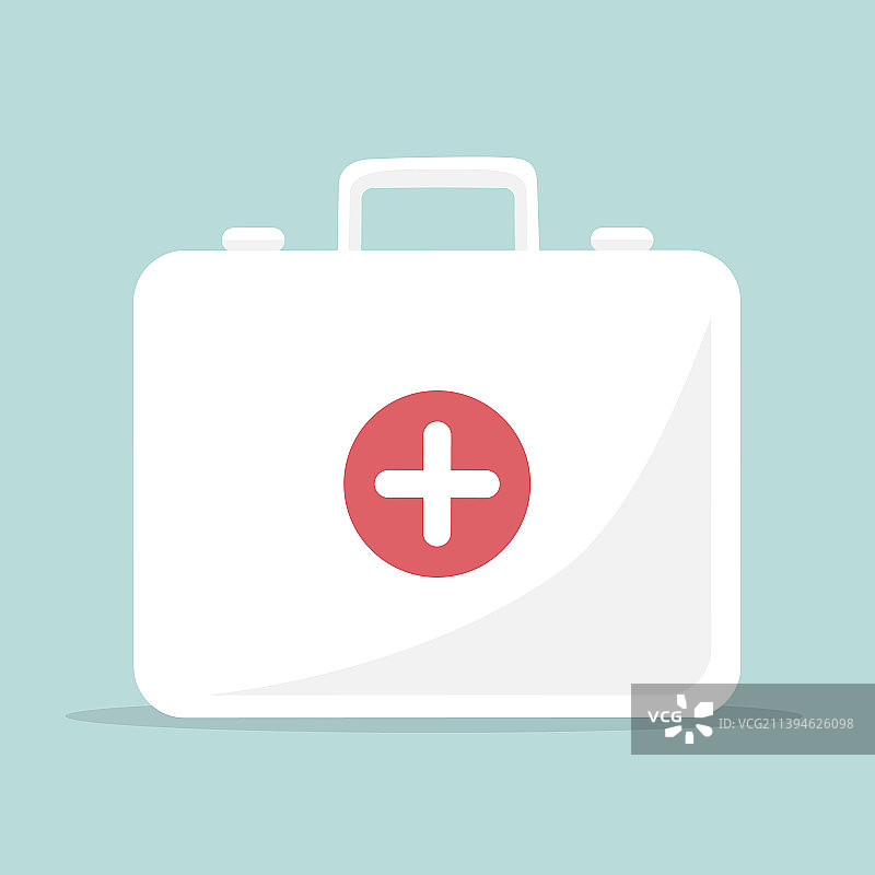 急救箱紧急医疗公文包图片素材