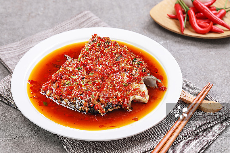 舌尖美食剁椒鱼头图片素材