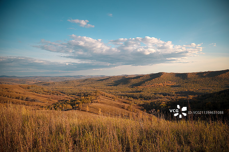 秋天的呼伦贝尔图片素材