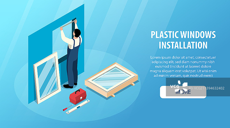 塑料窗户banner图片素材