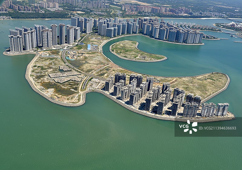 海花岛空中掠影图片素材