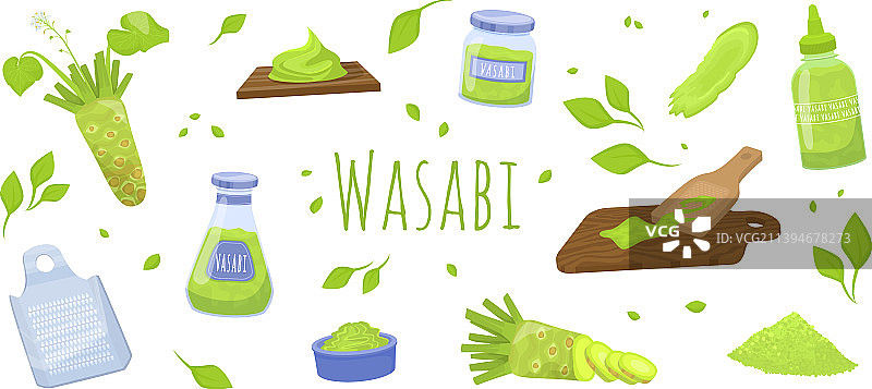 芥末扁平图标组合图片素材