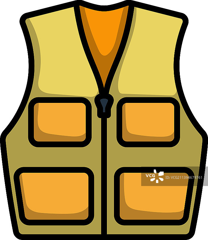 猎人背心图标图片素材