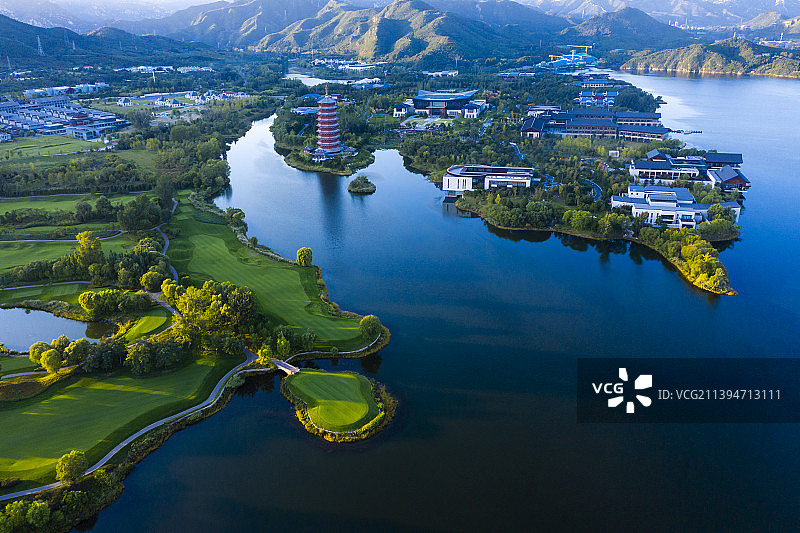 雁栖湖图片素材