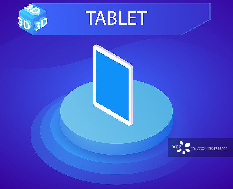 平板2.5D设计图标Web 3D彩色图片素材