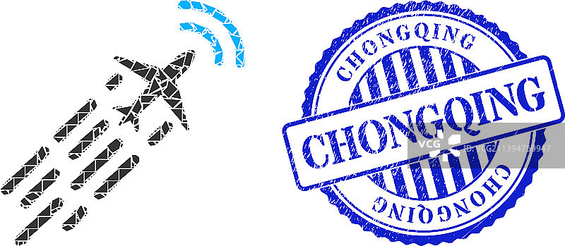 碎片马赛克超音速飞机飞行图标图片素材