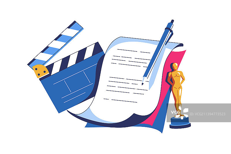 电影剧本制作图片素材
