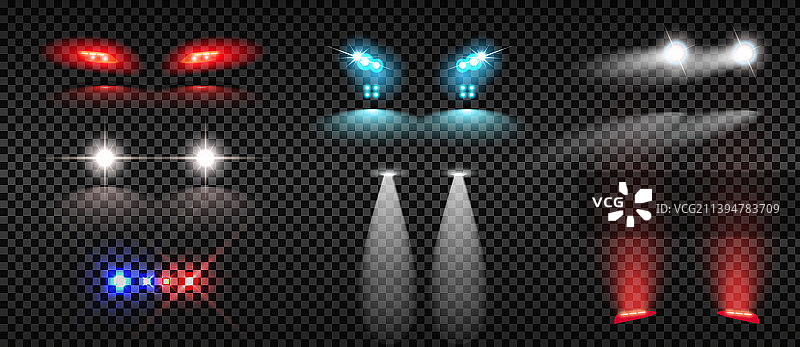 汽车灯套件图片素材