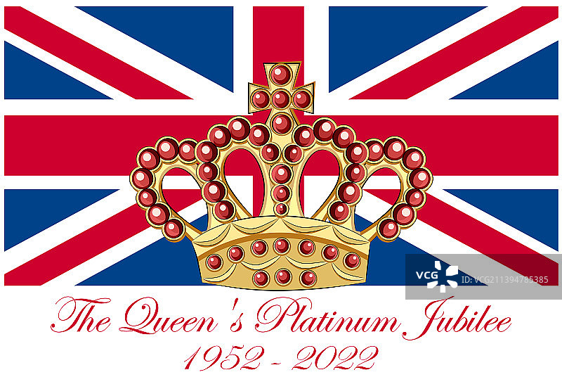 伊丽莎白女王白金禧年皇冠图片素材