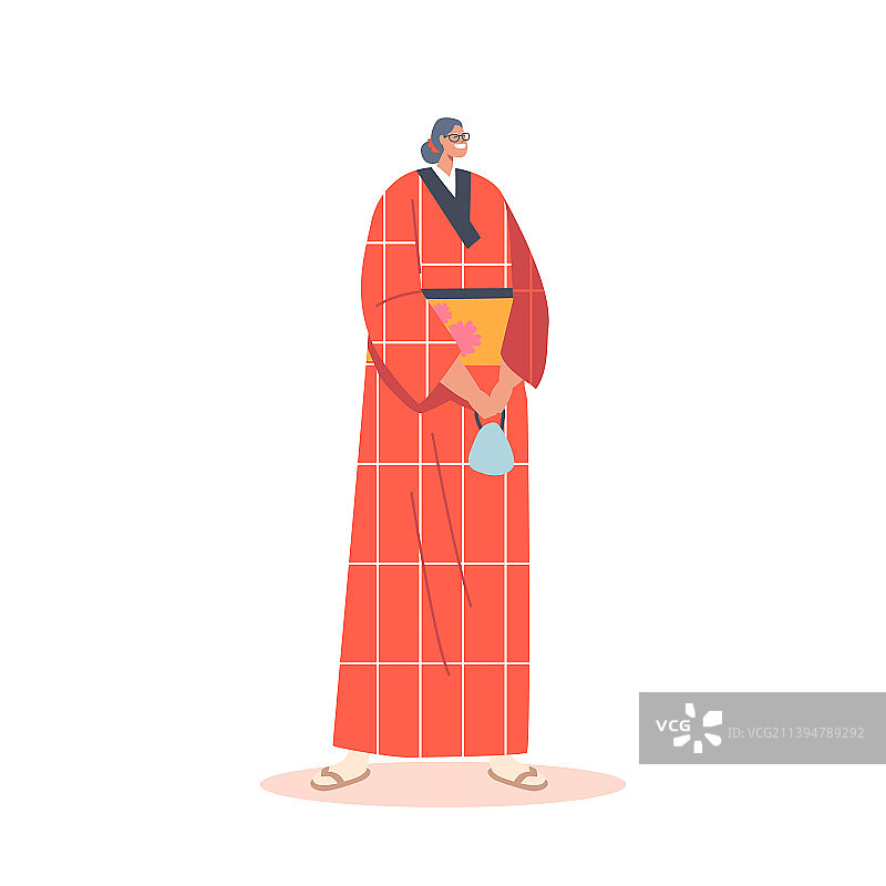 亚洲年老微笑的女人女性的性格图片素材