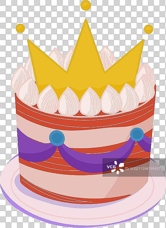 可爱的生日蛋糕和派对蛋糕图片素材