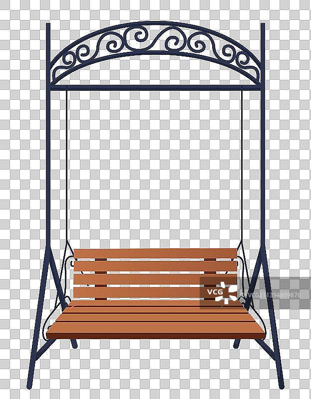 公园摇椅图片素材