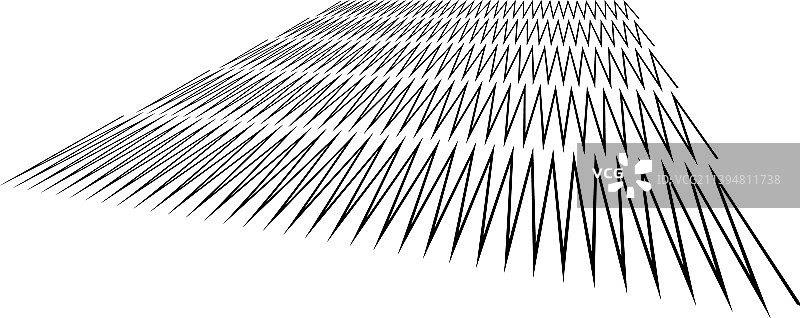 波浪形之字形纵横交错的条纹图片素材