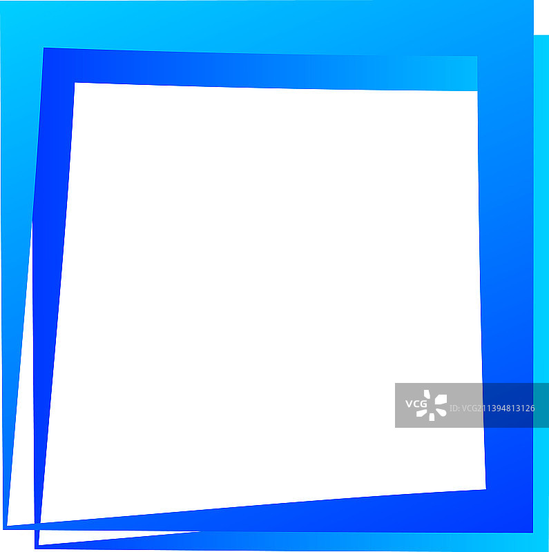 随机方形轮廓框边界元图片素材