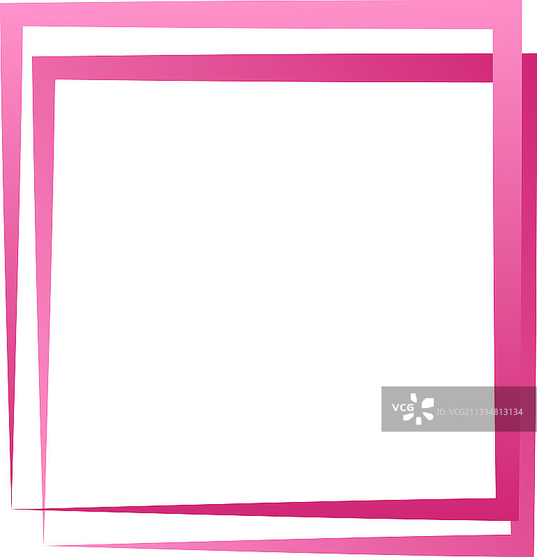 随机方形轮廓框边界元图片素材