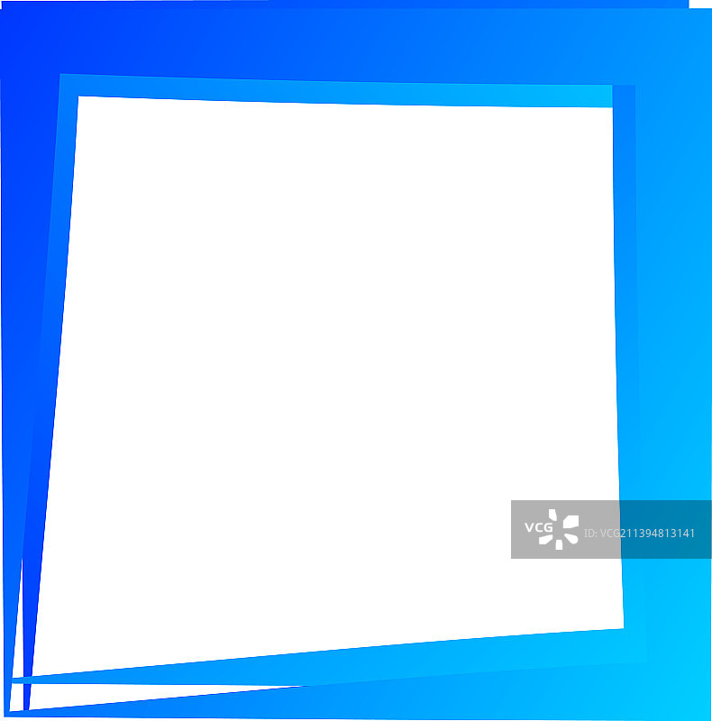 随机方形轮廓框边界元图片素材