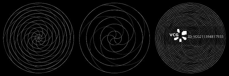 摘要螺旋涡和旋流元件蜗壳图片素材