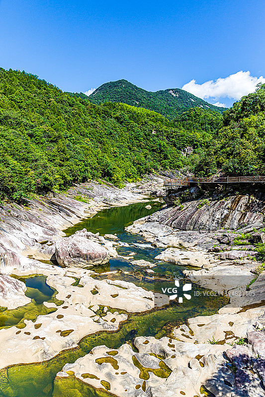 安徽六安金寨县燕子河大峡谷风光图片素材